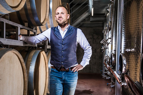 Lukas Sermann fra Weingut Sermann