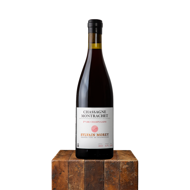 2020 Chassagne-Montrachet 1er cru Champs Gains, Rouge, Sylvain Morey, Bourgogne, Frankrig