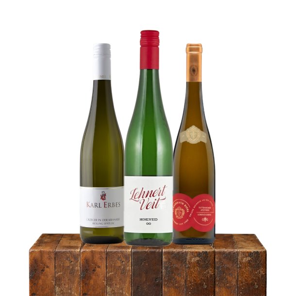 Smagekasse Riesling fra glemte Mosel parceller, "Vin for begyndere"